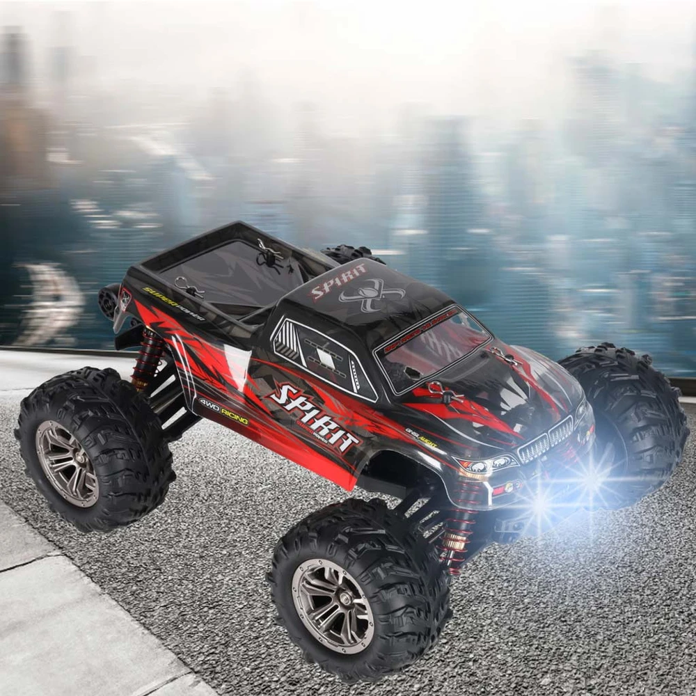 Ikonka RC automobilis Q901 bešepetėlinis 1:16 2.4G 4CH 52km/h raudonas