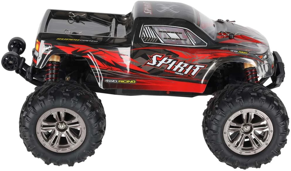 Ikonka RC automobilis Q901 bešepetėlinis 1:16 2.4G 4CH 52km/h raudonas
