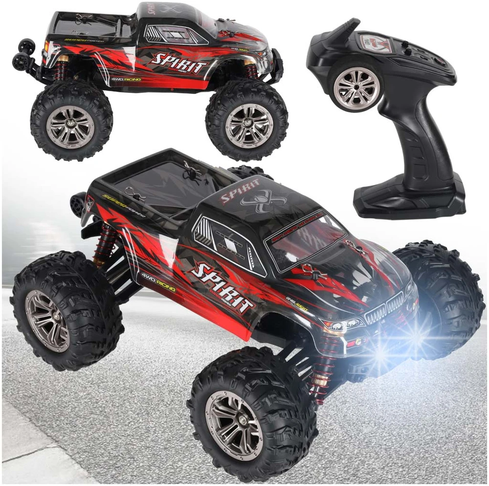 Ikonka RC automobilis Q901 bešepetėlinis 1:16 2.4G 4CH 52km/h raudonas