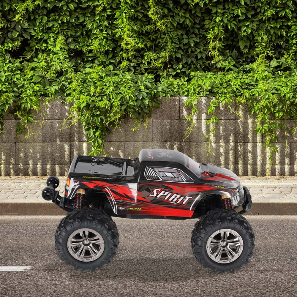 Ikonka RC automobilis Q901 bešepetėlinis 1:16 2.4G 4CH 52km/h raudonas