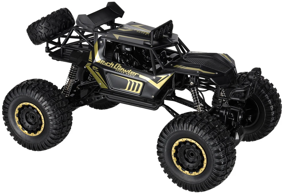 Ikonka RC automobilis Rock Crawler 2.4GHz 1:8 51cm juodas