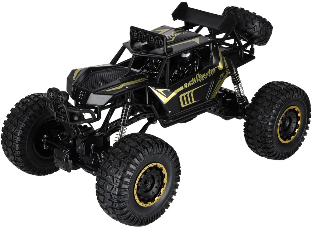 Ikonka RC automobilis Rock Crawler 2.4GHz 1:8 51cm juodas