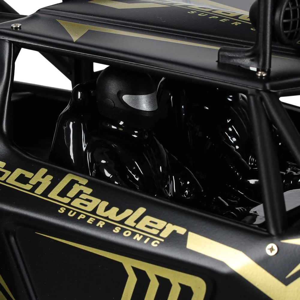 Ikonka RC automobilis Rock Crawler 2.4GHz 1:8 51cm juodas