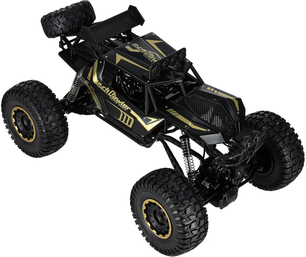 Ikonka RC automobilis Rock Crawler 2.4GHz 1:8 51cm juodas
