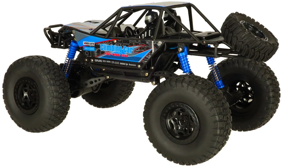 Ikonka RC vikšrinis laipiojimo automobilis 1:10 4WD 48cm mėlynos spalvos