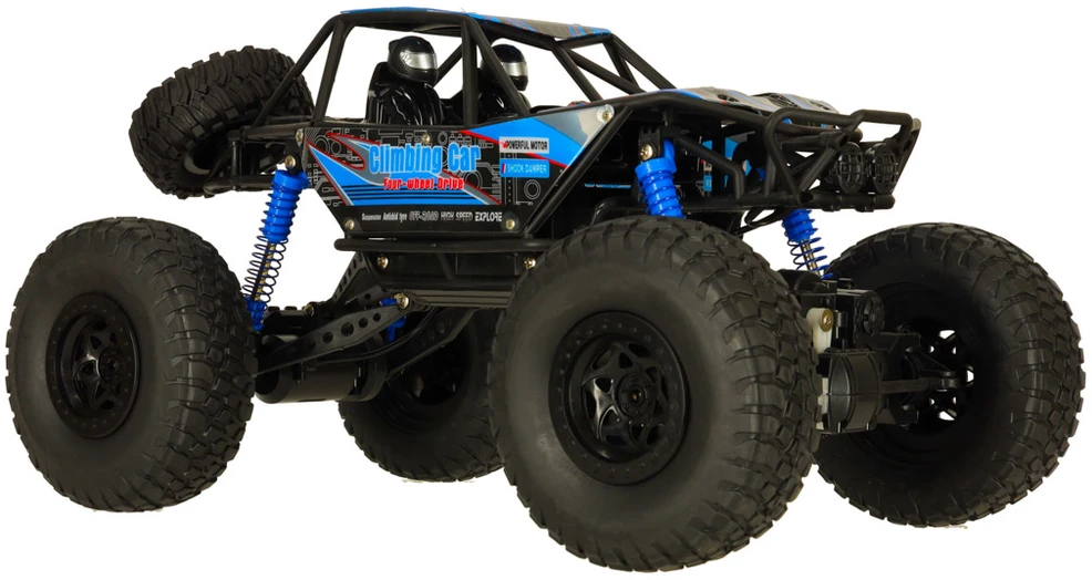 Ikonka RC vikšrinis laipiojimo automobilis 1:10 4WD 48cm mėlynos spalvos