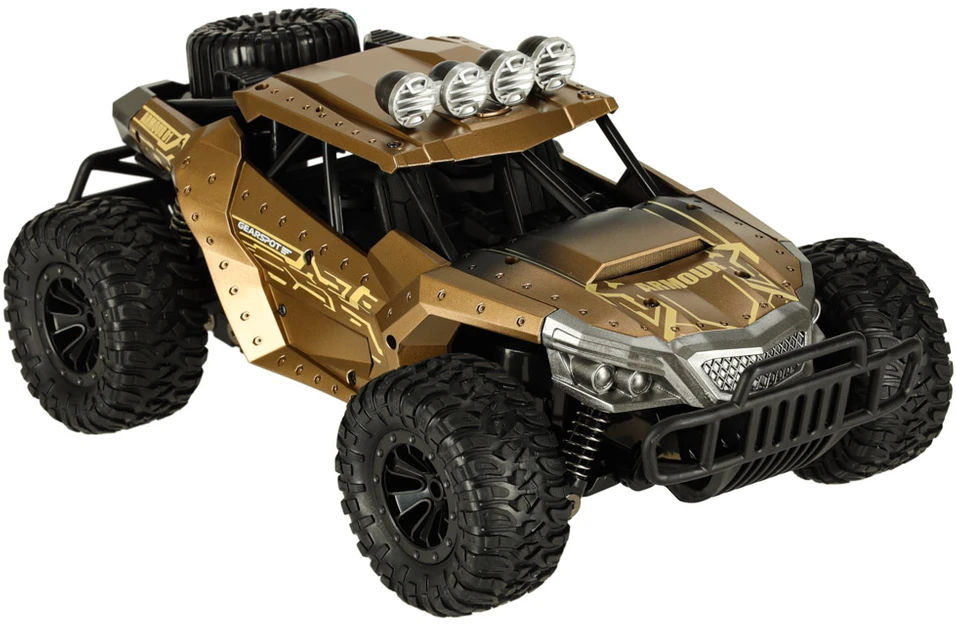 Ikonka RC visureigis drifto automobilis 20 km/h rudas