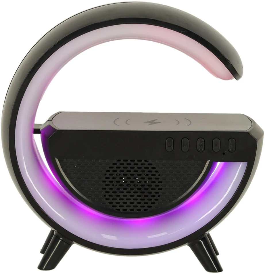 Ikonka RGB LED įkrovimo šviesos indukcinis radijas