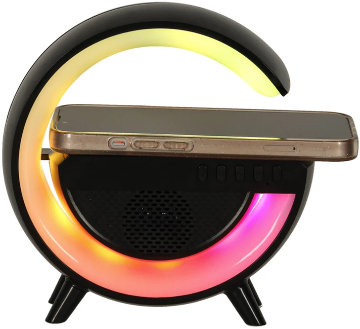 Ikonka RGB LED įkrovimo šviesos indukcinis radijas