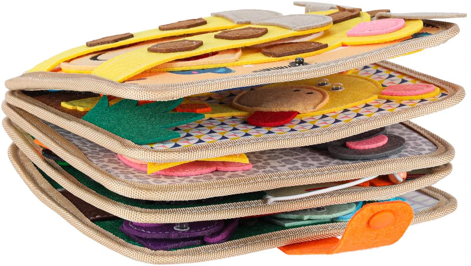 Ikonka Sensorinė knygelė 20 x 20 x 6,5 cm