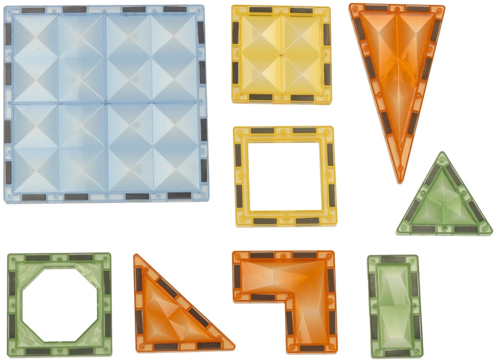 Ikonka 3D magnetinės konstrukcinės kaladėlės šviečiantis gyvūnų parkas 124 el.
