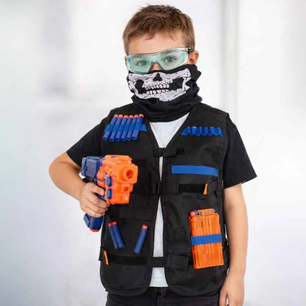 Ikonka Vaikiškas taktinis liemenės ir priedų rinkinys NERF