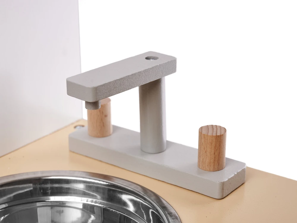 Black & Decker Vaikiška medinė virtuvė MDF MODERN CLASSIC+ priedai
