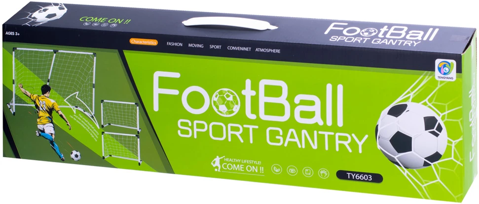 Generic Vaikų futbolo vartai 2in1 143x110x70cm