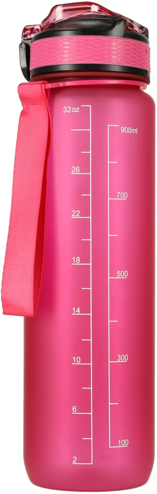 Gertuvė dviračiui 1000ml Time market bottle Rožinė