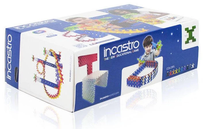 Incastro Box 500 kūrybiniai konstruktoriaus rinkinys vaikams nuo 3 metų, 500 dalių, spalvotas