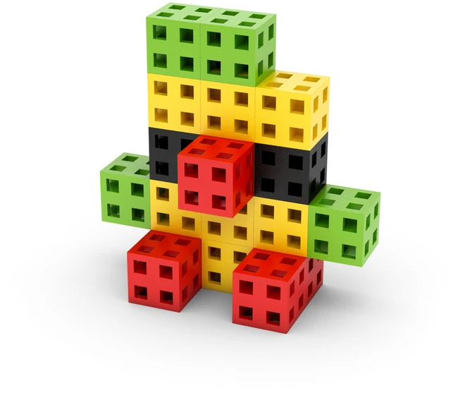 Meli Cube konstruktorius (50 el.)