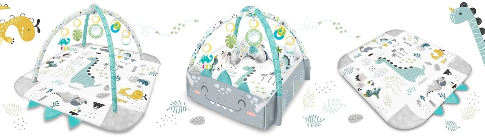 Lavinamasis kilimėlis 110 x 100 cm Nessi Ricokids