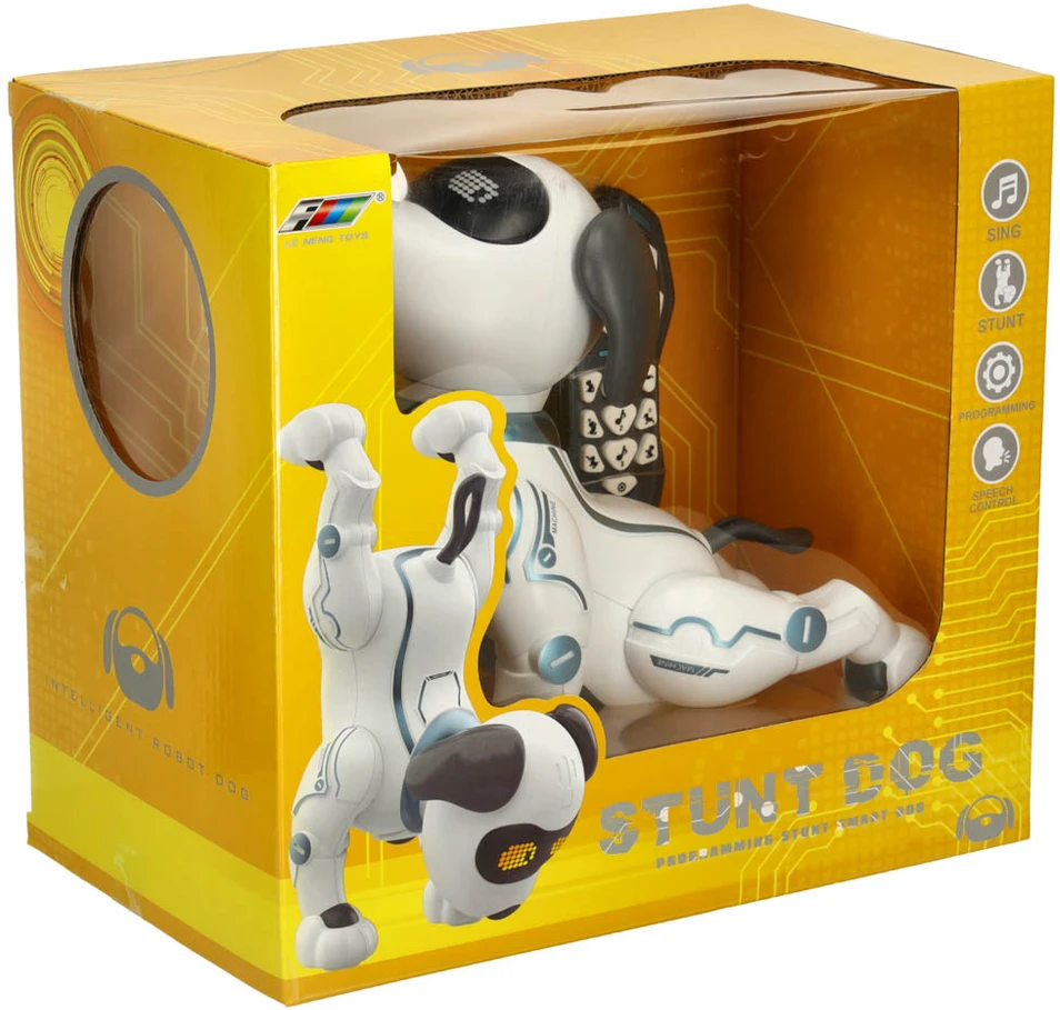 RC robotas šuo šokinėja vaikšto
