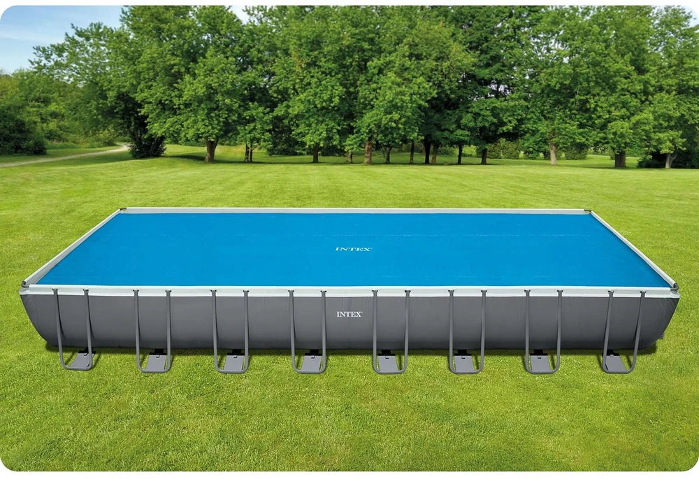 Intex Baseino uždangalas, mėlynas, 960x466cm, polietilenas