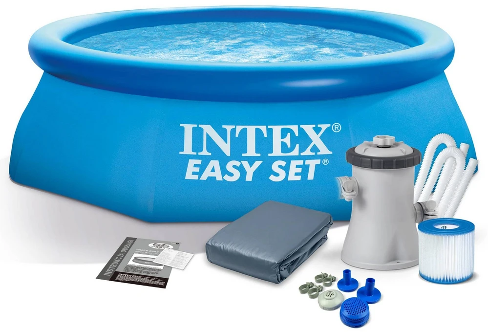 Sodo išplėtimo baseinas 244 x 76 cm 4 viename INTEX 28112