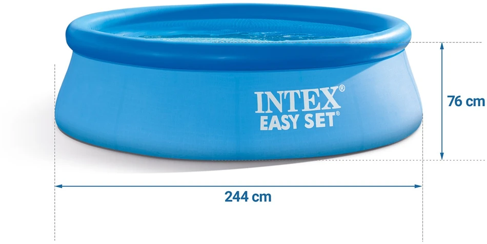 Sodo išplėtimo baseinas 244 x 76 cm 3 viename INTEX 28112