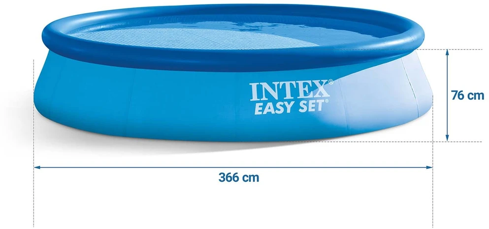 Sodo išplėtimo baseinas 366 x 76 cm 3 viename INTEX 28132