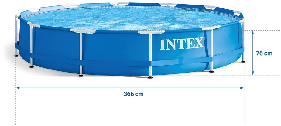 Surenkamas baseinas INTEX 366x76 cm
