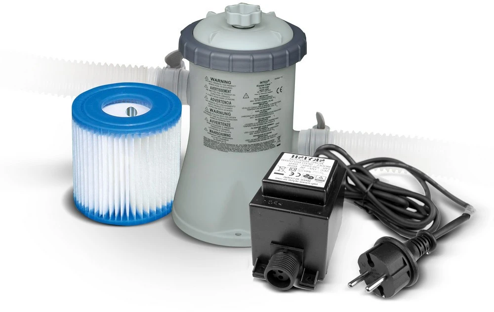 INTEX 28602GS 12V 1250 l/h baseinų filtravimo siurblys su transformatoriumi