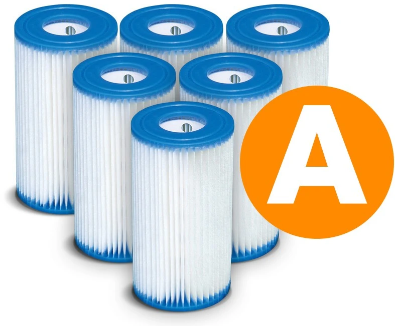 INTEX 29000 A tipo siurblio filtro komplektas, 6 vnt.