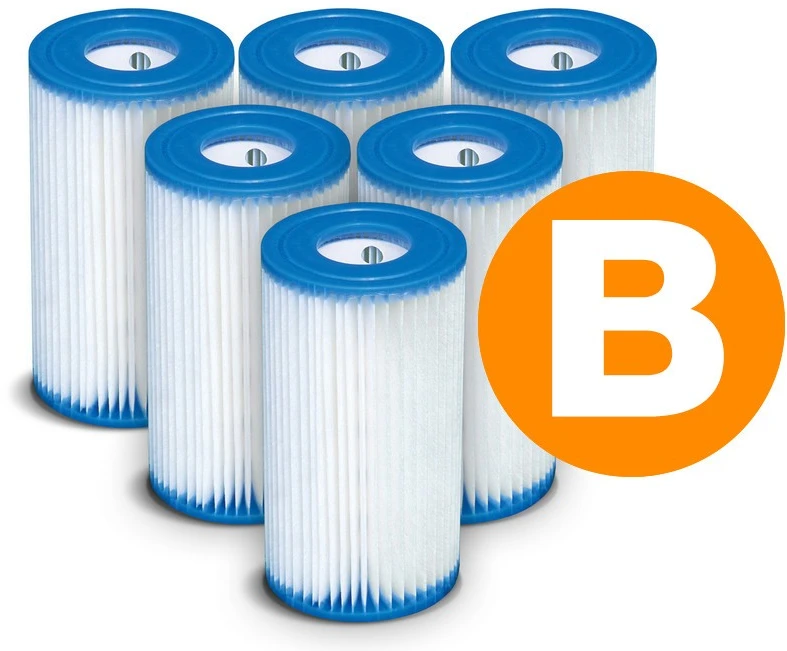 INTEX 29005 B tipo siurblio filtro komplektas, 6 vnt.