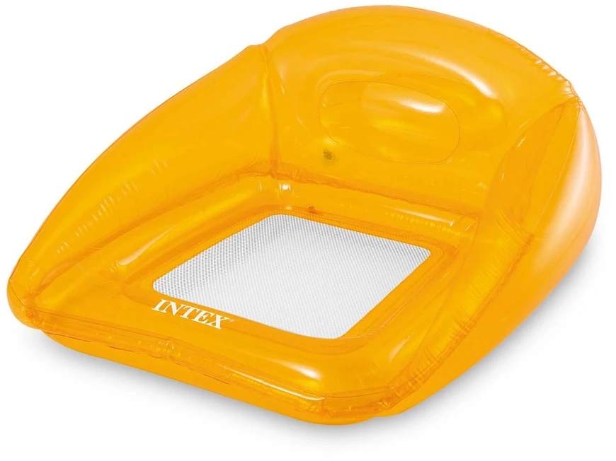 Oranžinis INTEX 56802 plaukimo kėdės čiužinys
