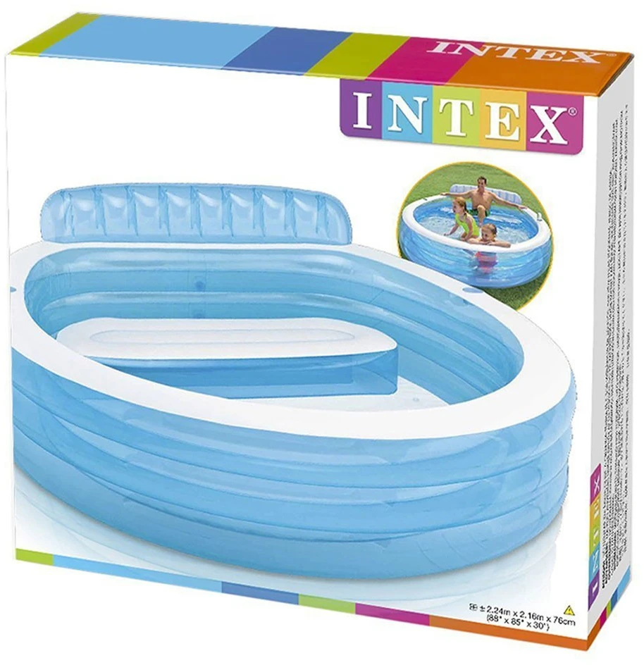Intex sodo baseinas su sėdyne