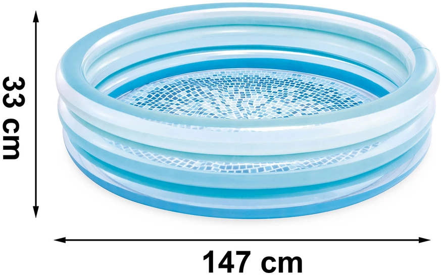 INTEX 58467 pripučiamas mozaikinis baseino vonelės pagrindas 147x33 cm