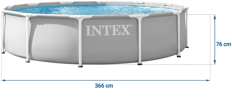 INTEX 9in1 išorinė rėminė baseino 366 x 76 cm 26712ND