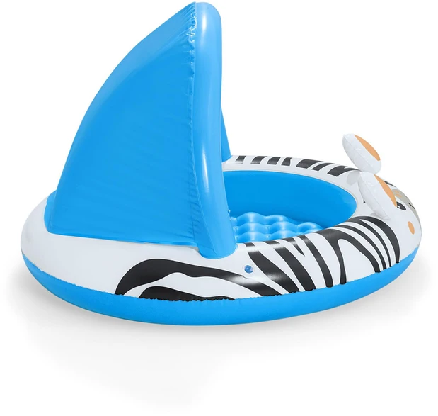 Bestway Bestway 52559 Pripučiamas baseinas su stogu ir pumpuojamu dugnu Zebra 97cm x 66cm