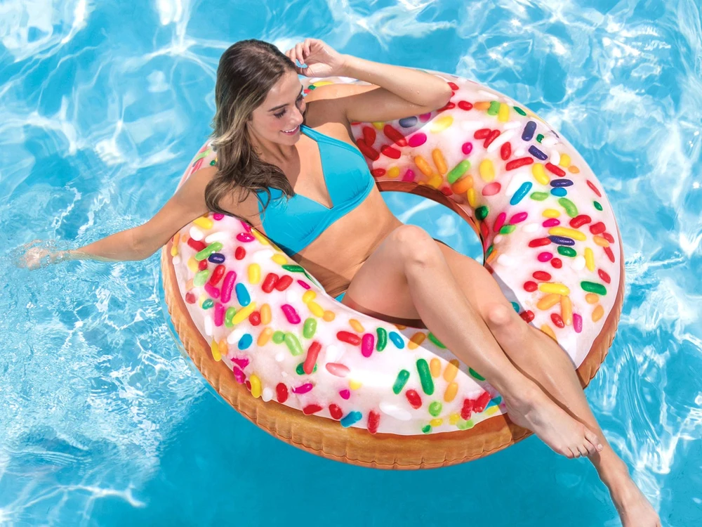 Pripučiamas ratas INTEX Sprinkle Donut Tube, 114 cm 56263NP