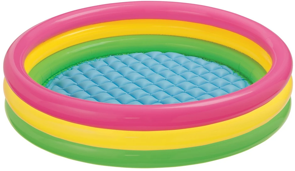 INTEX pripučiamas baseinas 147 x 33 cm, 3 spalvų (modelis 57422)