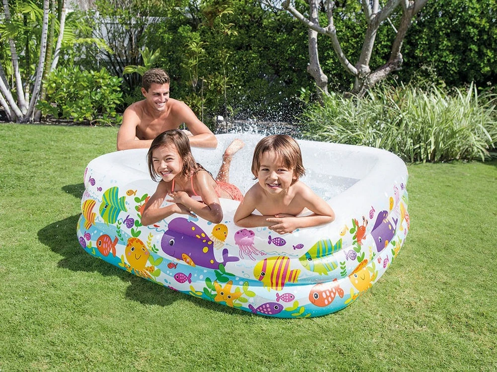 Intex Sea Aquarium Pool 159x159x50 cm, Age 3+