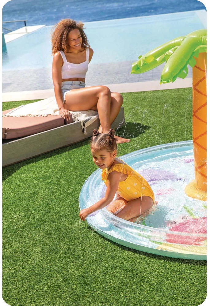 INTEX pripučiamas baseinas vaikams Palma 104x173 cm 56433