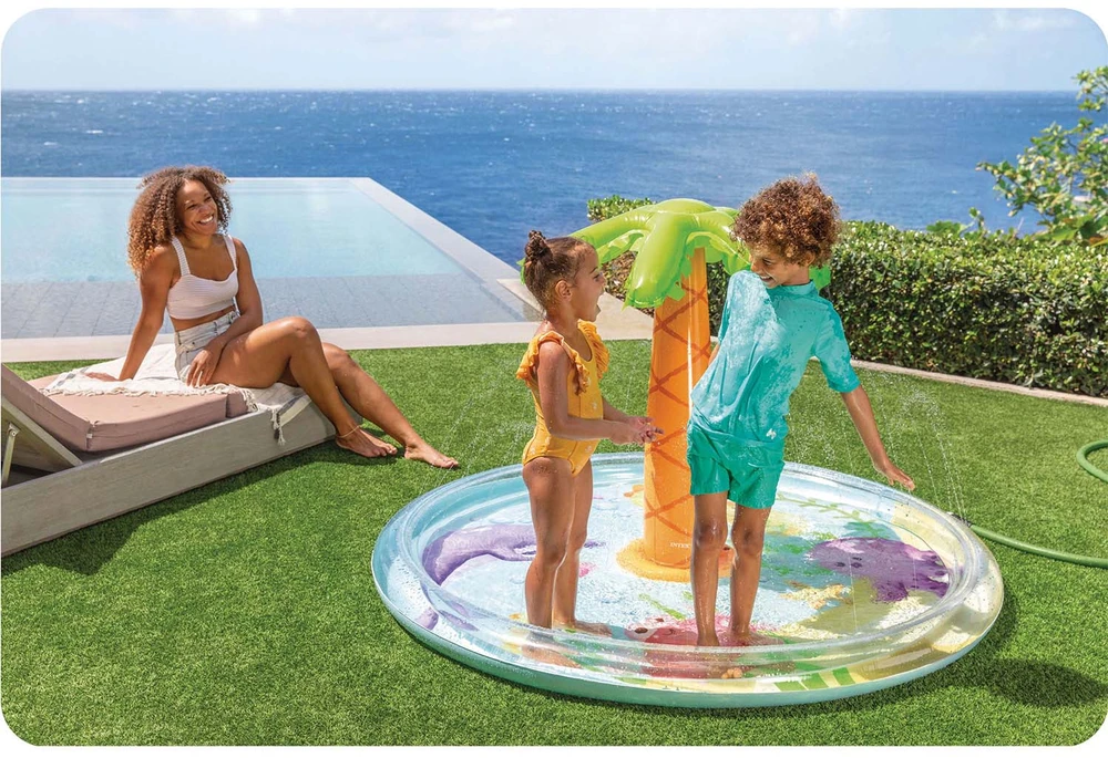 INTEX pripučiamas baseinas vaikams Palma 104x173 cm 56433