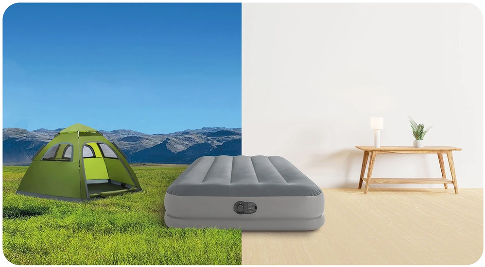 INTEX pripučiamas čiužinys 191x99x30 cm su integruota elektrine pompa 64112