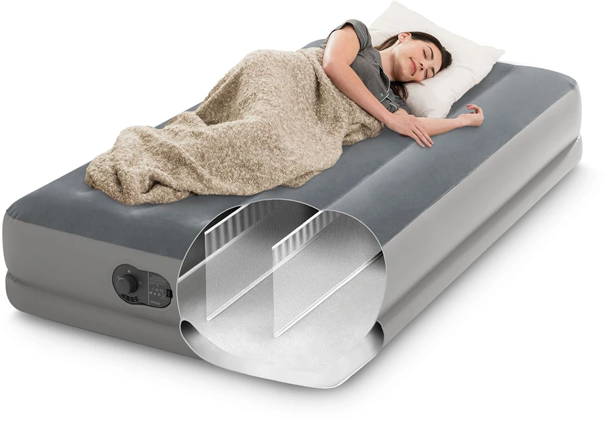 INTEX pripučiamas čiužinys 191x99x30 cm su integruota elektrine pompa 64112