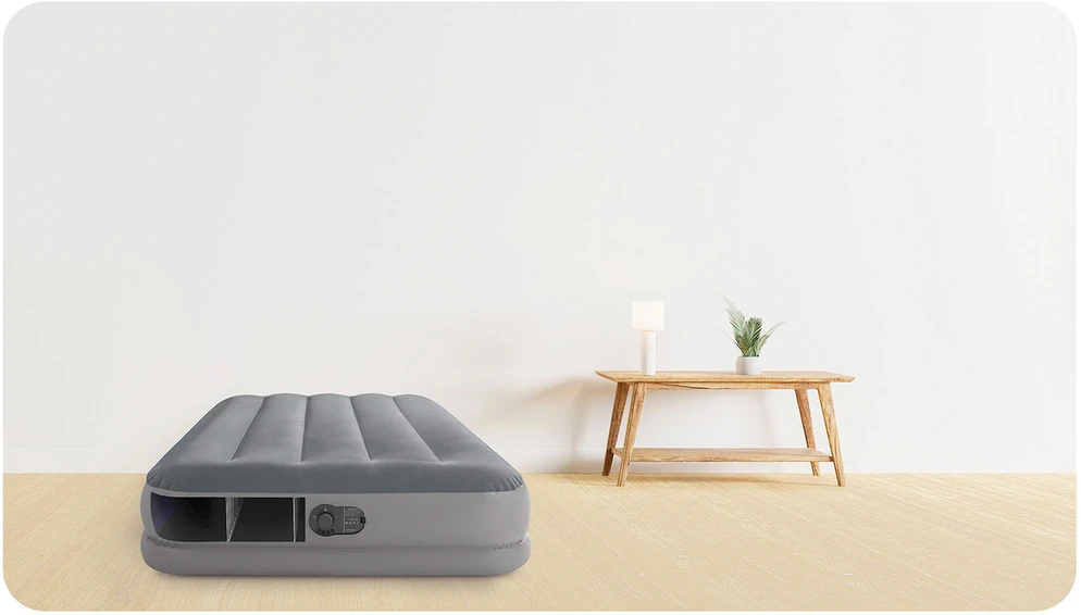 INTEX pripučiamas čiužinys 191x99x30 cm su integruota elektrine pompa 64112
