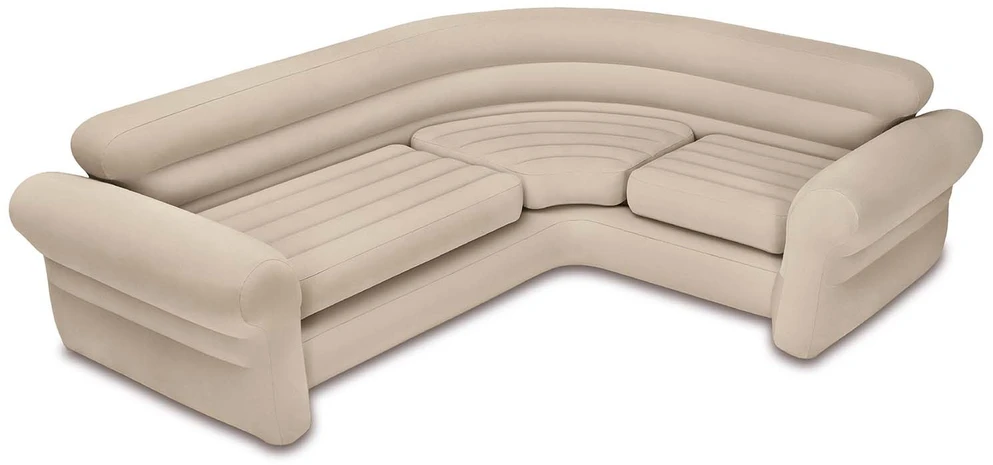 Intex pripučiama kampinė sofa, 257x203x76 cm 68575NP