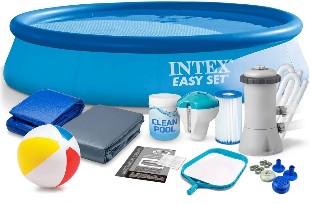 INTEX pripučiamas lauko baseinas 366 x 76 cm, 15 viename, modelis 28132