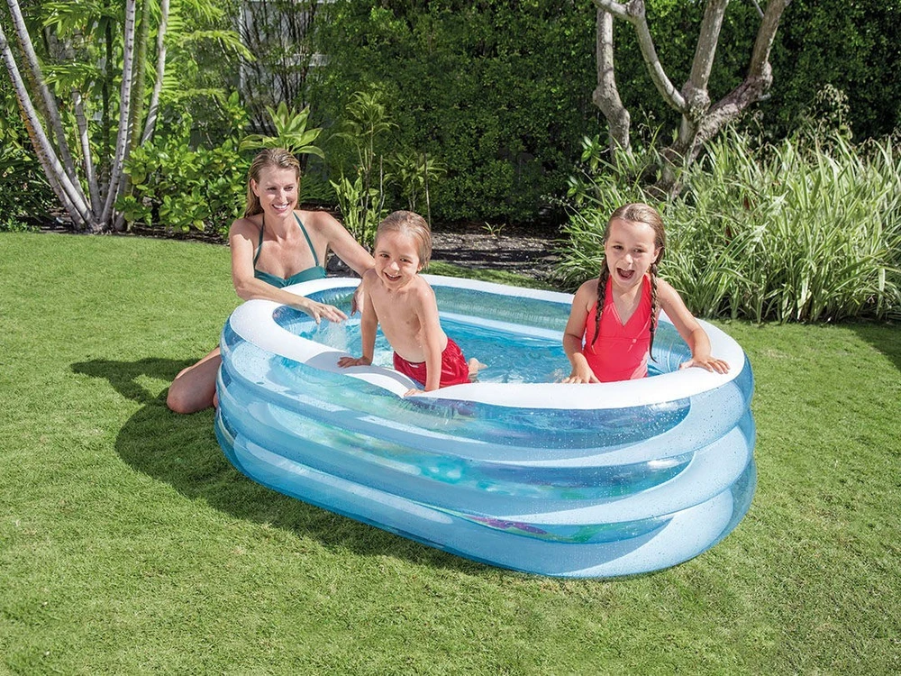 Pripučiamas baseinas INTEX My Sea Friends Pool 163x107x46cm