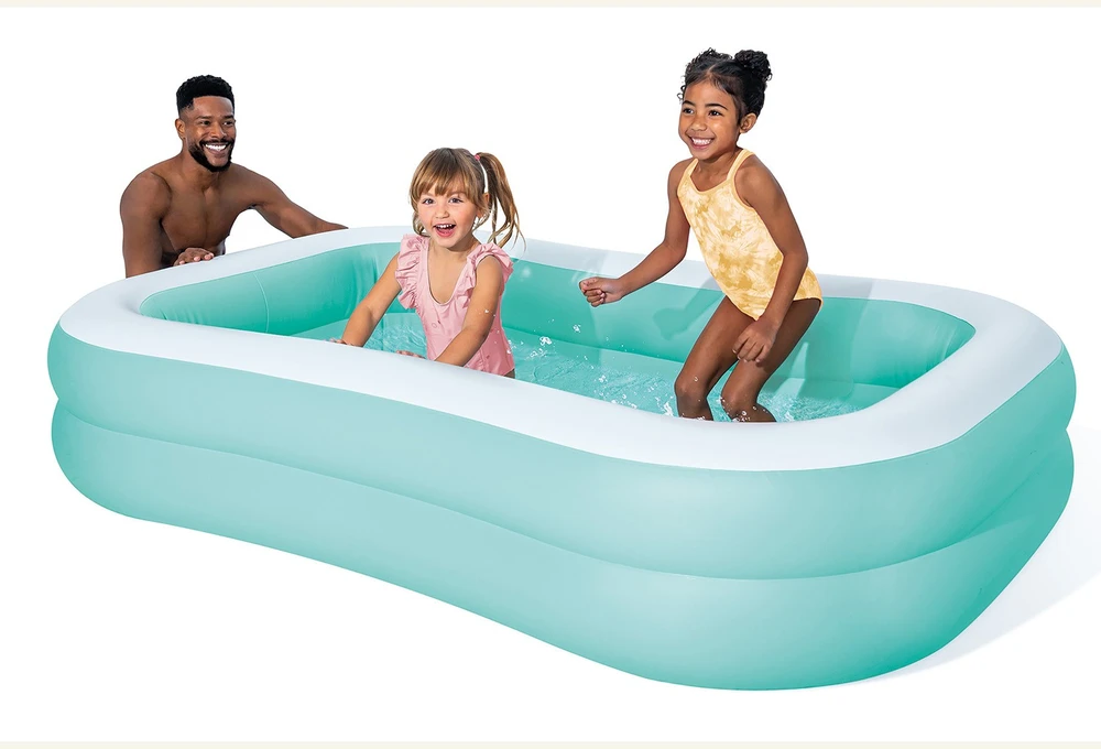 Pripučiamas baseinas INTEX Mandarin Swim Center Family Pool 229x147x46 cm