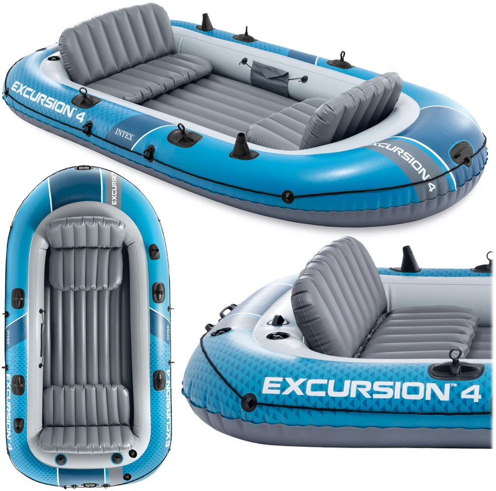 Pripučiama valtis Intex EXCURSION 4 66324NP, 315x165x43 cm