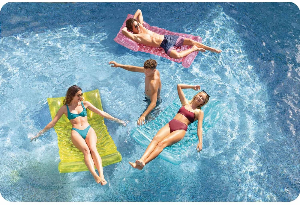 Intex rožinis plaukimo čiužinys 58725